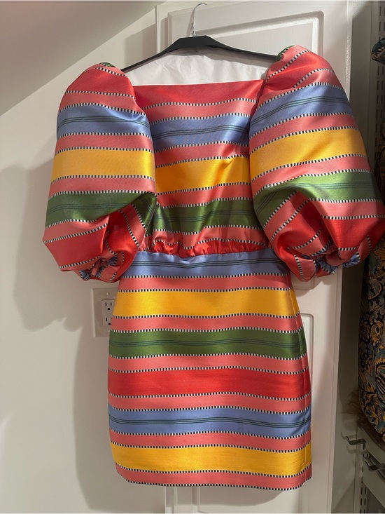 Dresses & Skirts - Antonio Melani Puff Sleeves Rainbow Dress